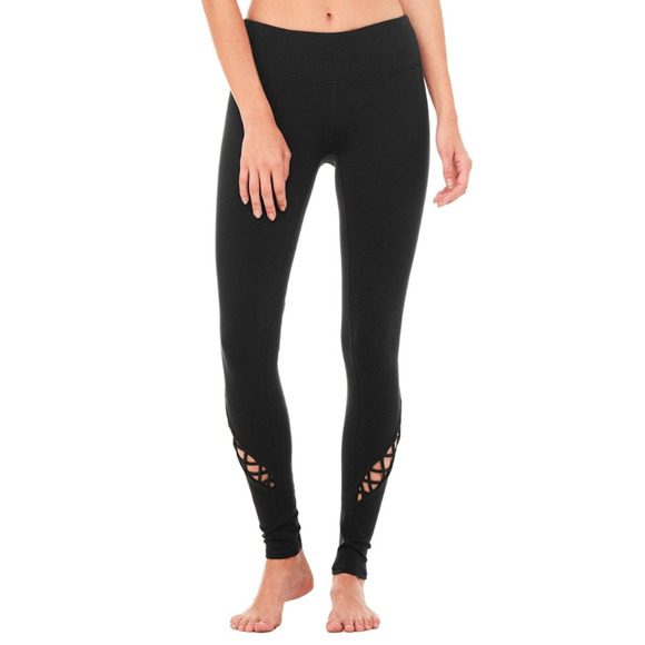 Alo Yoga Leggings Yoga Pants Entwine Lace Up  Size S Small - Picture 3 of 12